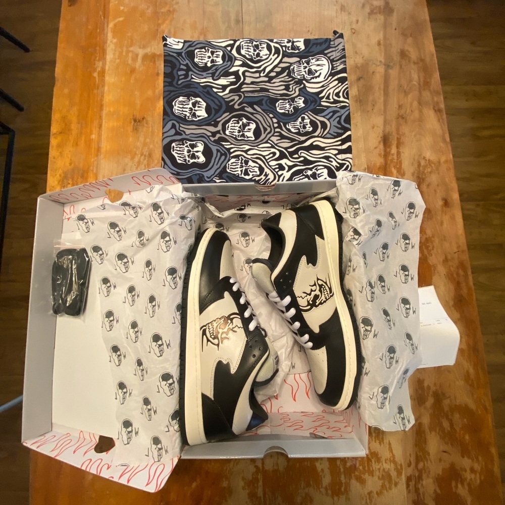 Mens Warren Lotas Reaper “Bone” sz 12